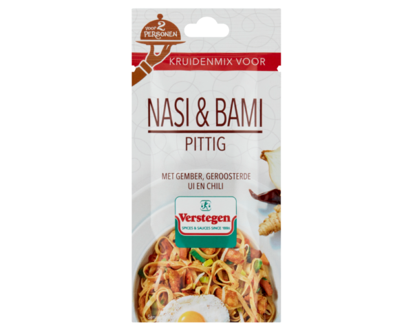 Kruidenmix voor Nasi & Bami pittig (2 personen) - Zakje