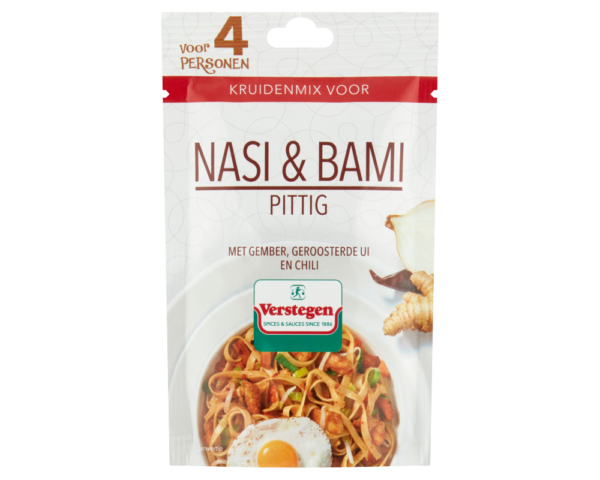 Kruidenmix voor Nasi & Bami pittig (4 personen) - Zakje