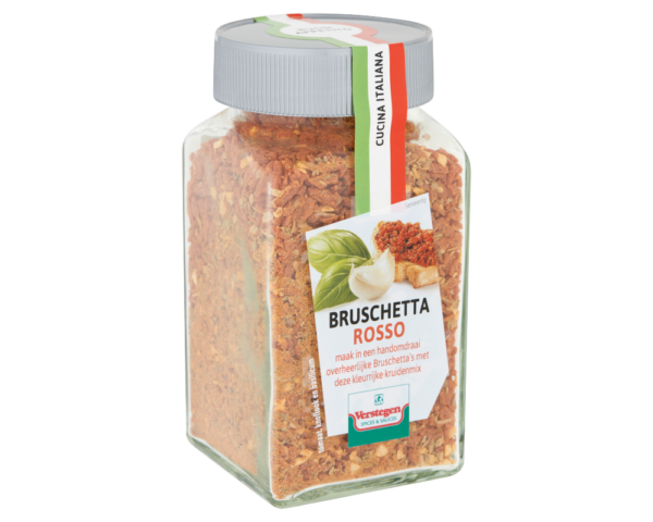 Italiaanse Kruidenmix – Bruschetta Rosso – Voorraadpot