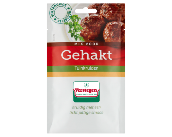 Mix voor Gehakt - Tuinkruiden - vertrouwde receptuur - Zakje