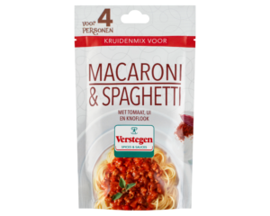 Kruidenmix voor Macaroni & Spaghetti pittig (4 personen) - Zakje
