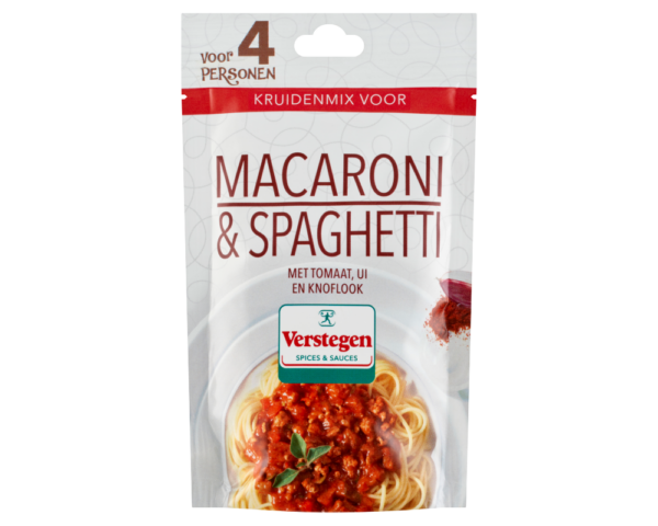 Kruidenmix voor Macaroni & Spaghetti pittig (4 personen) - Zakje