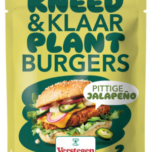 Kneed & Klaar Plant Burgers Pittige Jalapeno